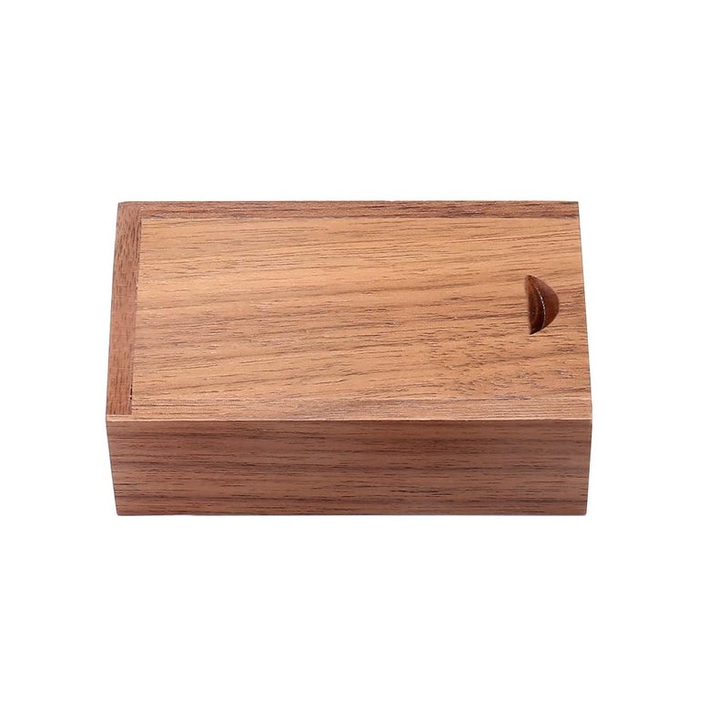 Fire Stone Novelty Wooden USB 2.0 Flash Drive 16GB Data Storage Memory Stick USB Stick Rotate Pendrive with Wooden Box - Image 4